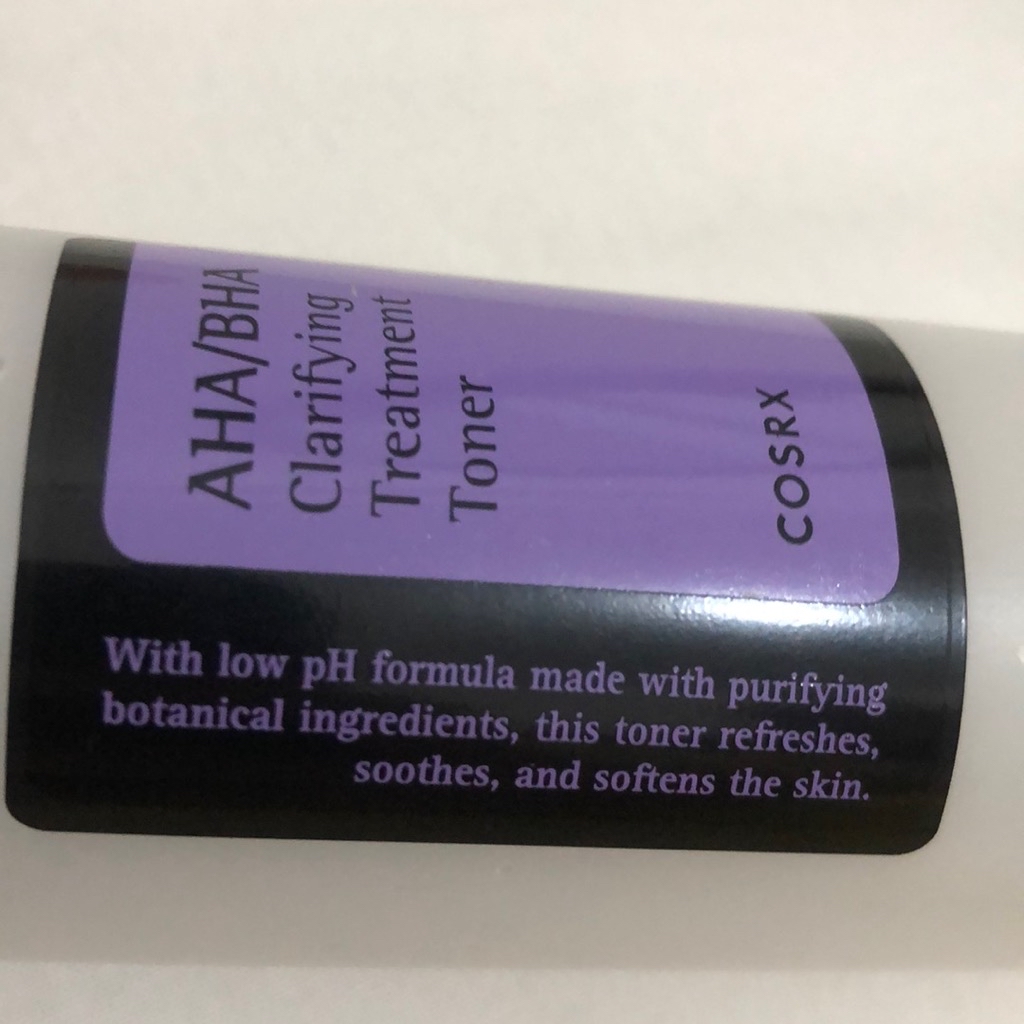 Cosrx AHA/BHA Clarifying Treatment Toner - Beauty Review