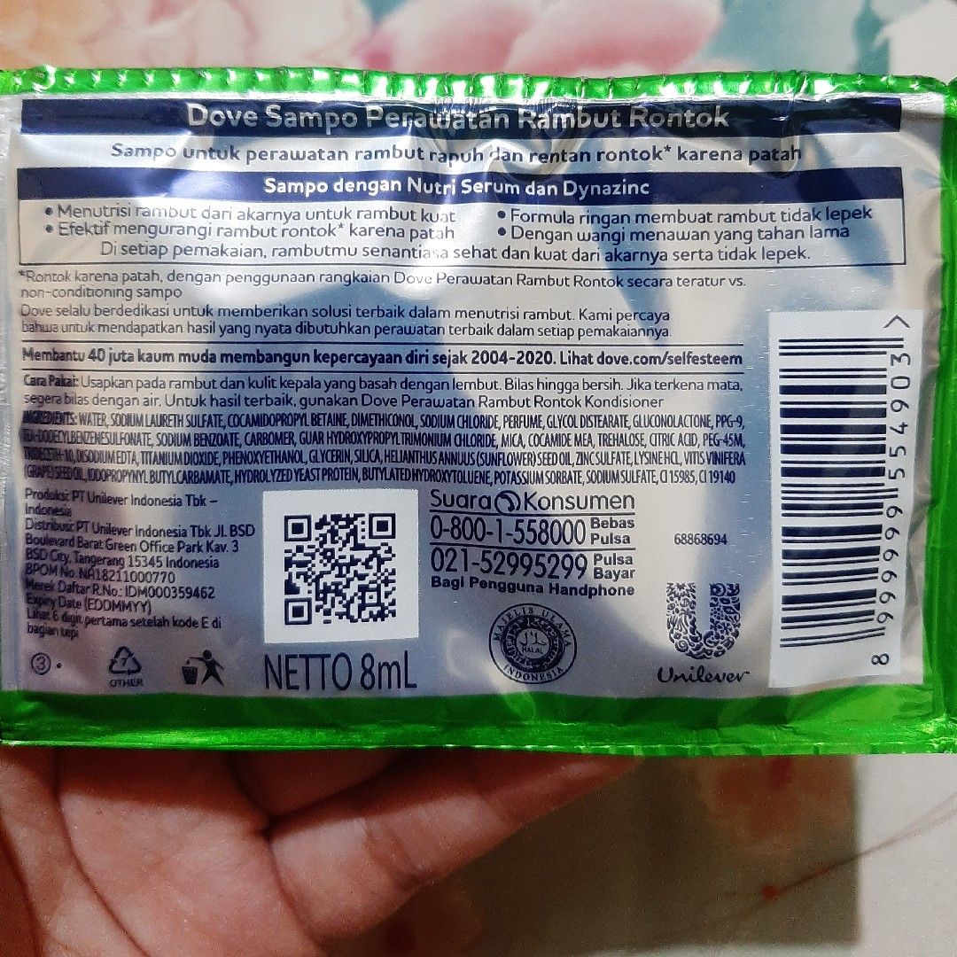 Dove Perawatan Rambut Rontok Serum Shampoo Beauty Review