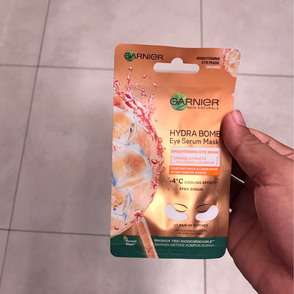 Garnier Hydra Bomb Eye Serum Mask Beauty Review