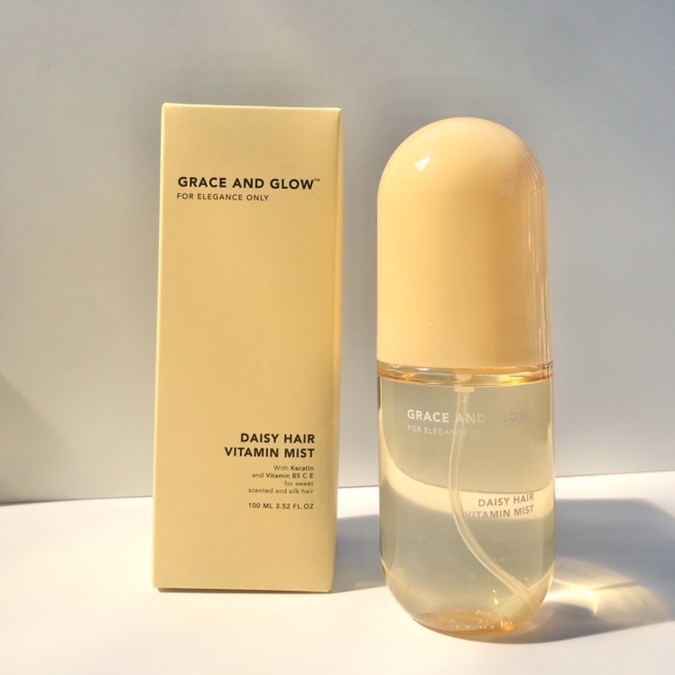 Grace and Glow Daisy Hair Mist Sweet Scented and Silk Hair Beauty Review