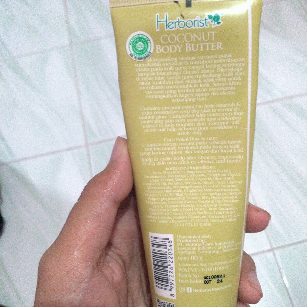 Herborist Body Butter with Shea Butter Beauty Review