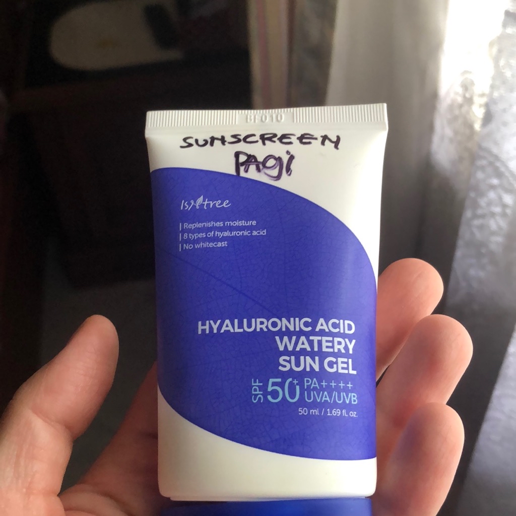 Isntree Hyaluronic Acid Watery Sun Gel Beauty Review