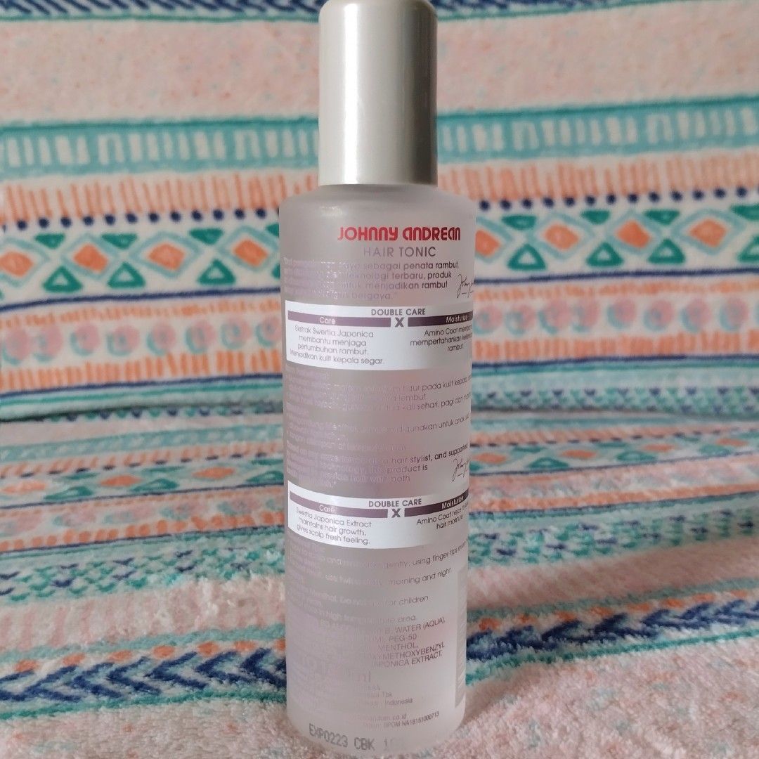 Johnny Andrean Hair Tonic Beauty Review