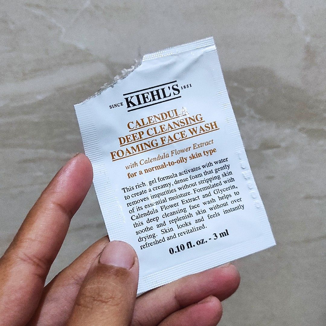 Kiehl's Calendula Deep Cleansing Foaming Face Wash Beauty Review