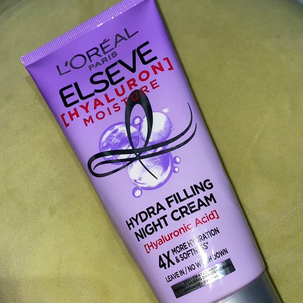 L'Oreal Paris ELSEVE Hyaluron Moisture Hair Hydra Filling Night Cream
