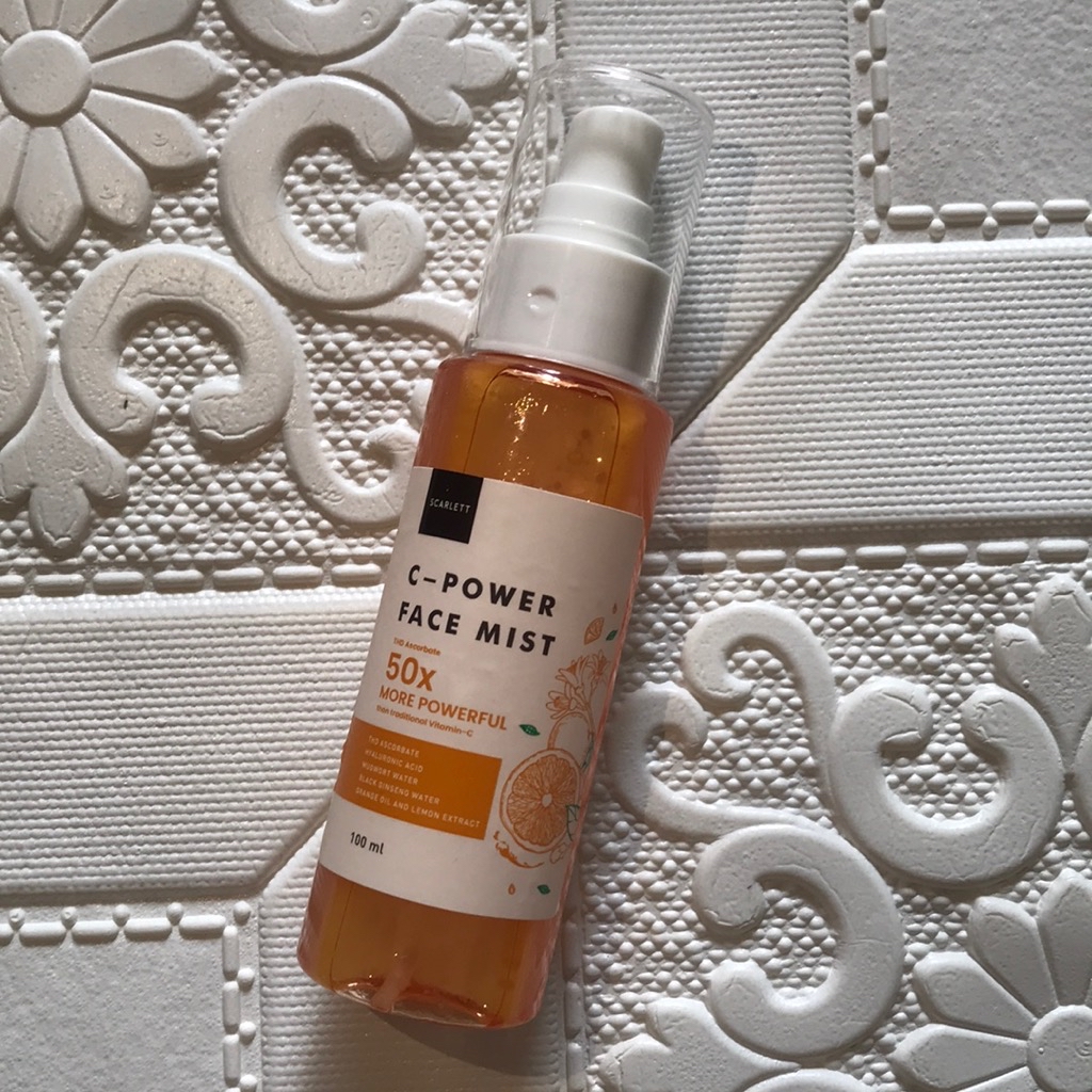 Scarlett CPower Face Mist Beauty Review