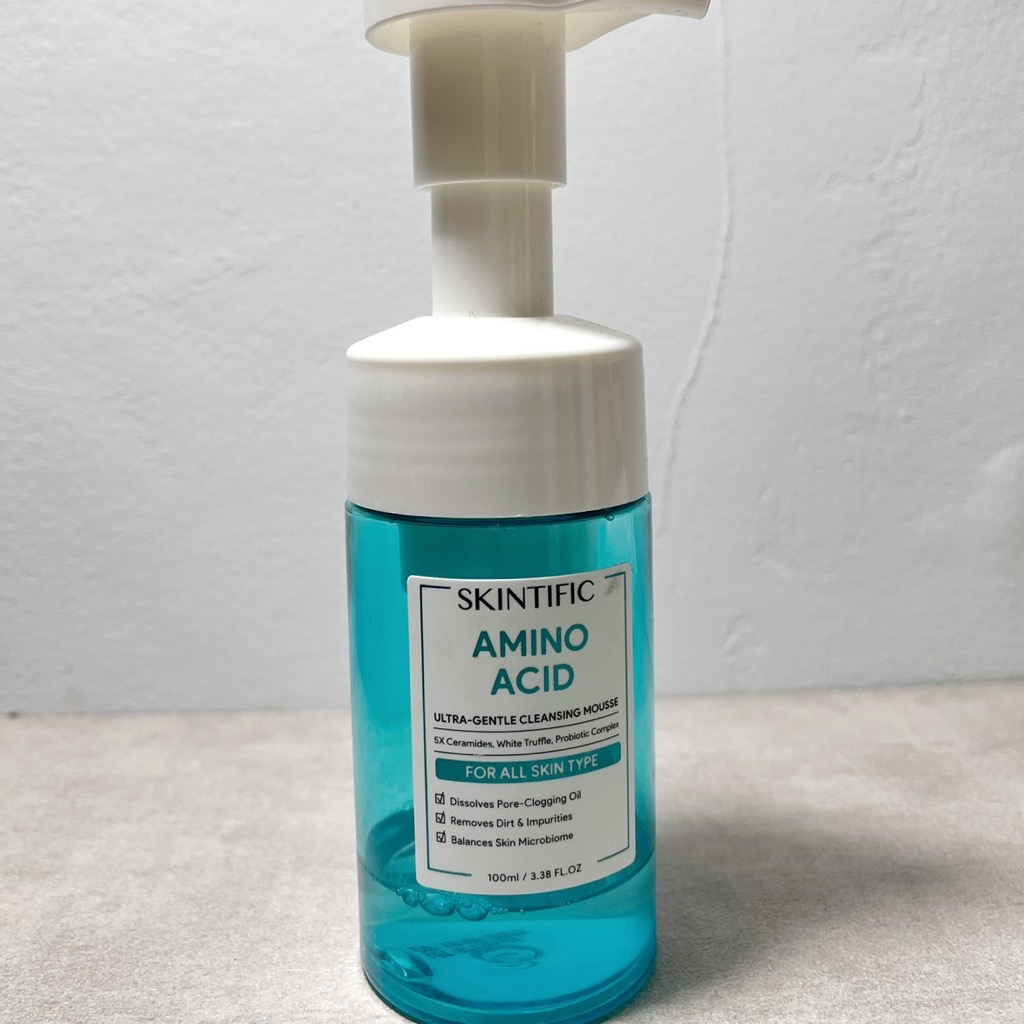 Skintific Amino Acid Ultra Gentle Cleansing Mousse Beauty Review