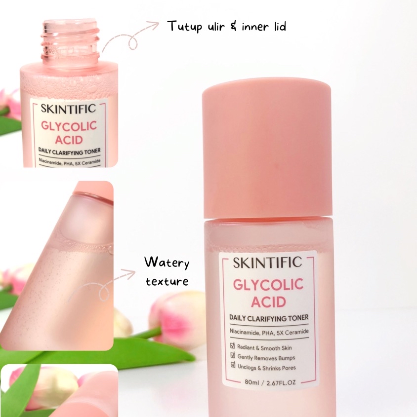 Skintific Glycolic Acid Daily Clarifying Toner Beauty Review