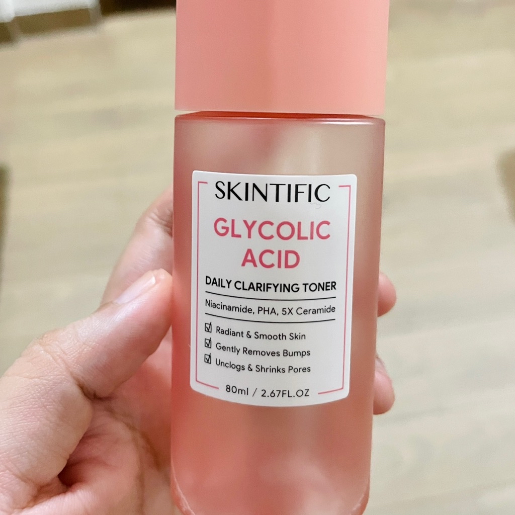Skintific Glycolic Acid Daily Clarifying Toner Beauty Review