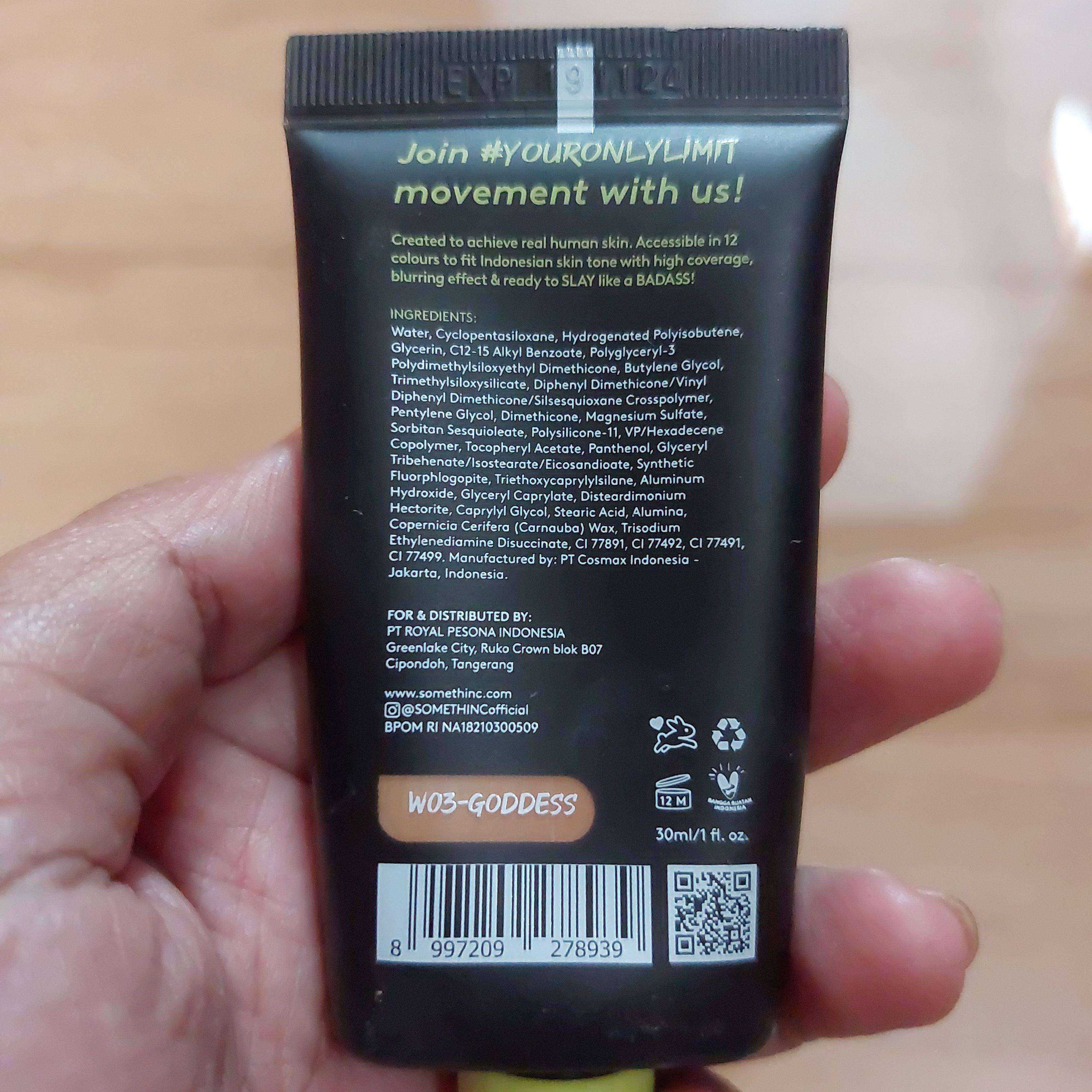 Somethinc Badass Breathable Full Coverage 12HR Serum Foundation 221124 157 1