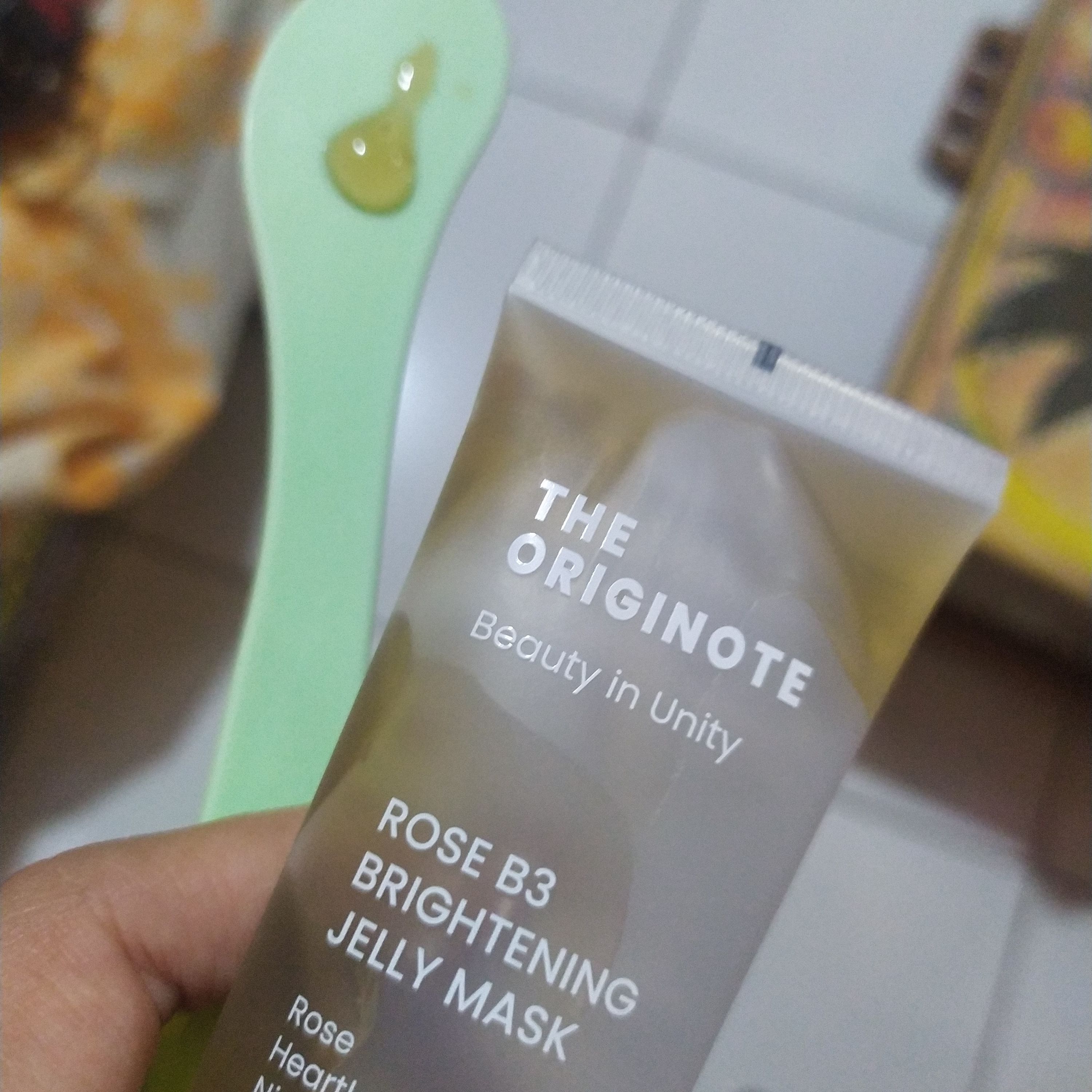 The Originote Rose B3 Brightening Jelly Mask Beauty Review