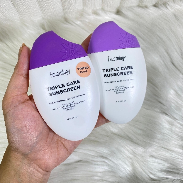 Triple Care Sunscreen Tinted SPF 50 PA++++ - Bare imgfdn-366f02e9-a613-438a-9ac1-efab03ebbd08