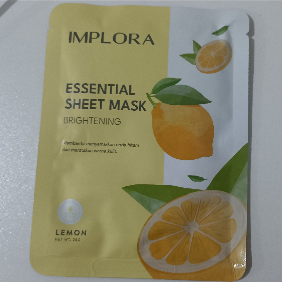 Essential Sheet Mask - Lemon imgfdn-0f41199e-3c0b-4c87-a88d-7095871f8a03