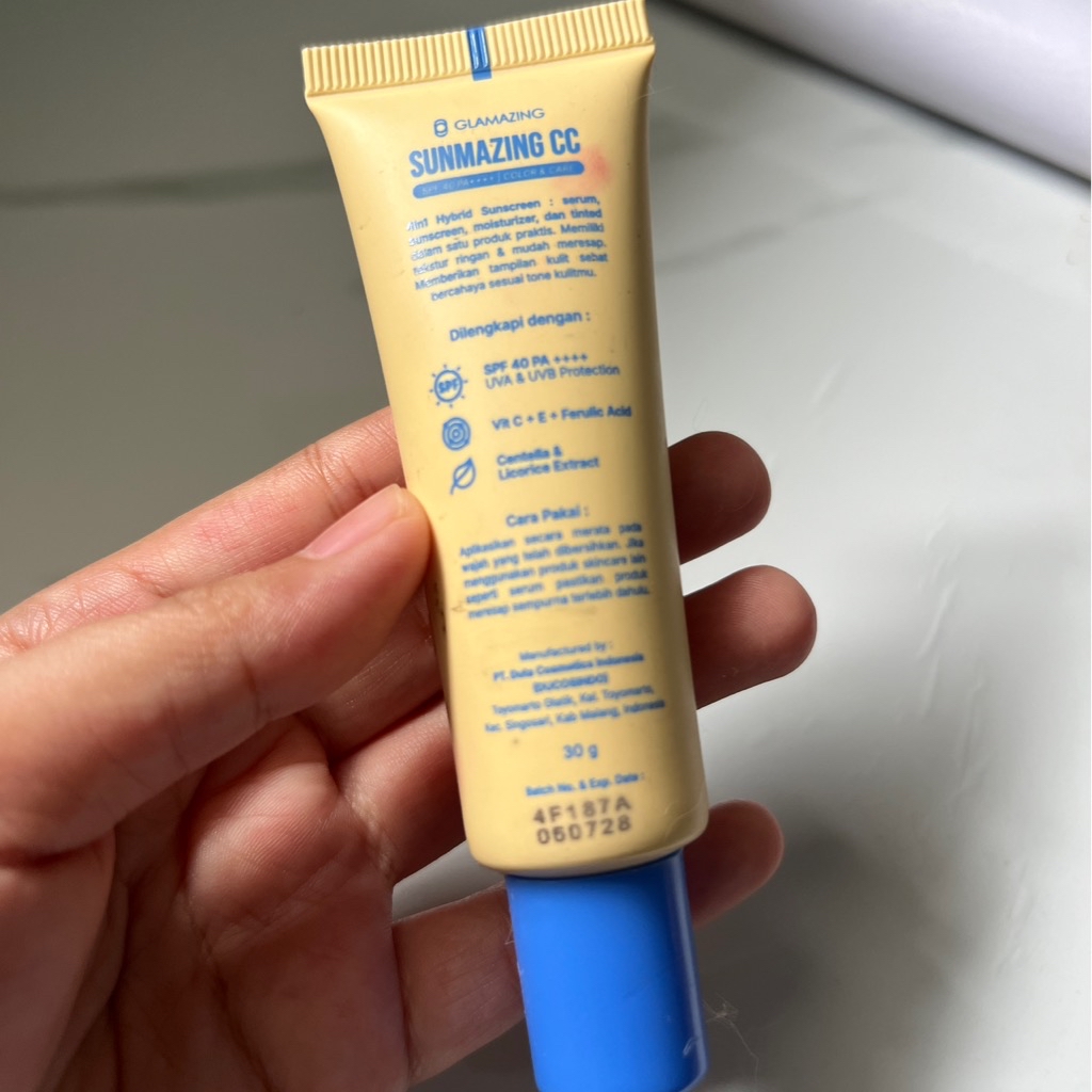 Sunmazing CC Tinted Sunscreen SPF 40 PA++++ - Morning Glow imgfdn-3581a5fa-977b-4ed1-ae8c-906eb758175c