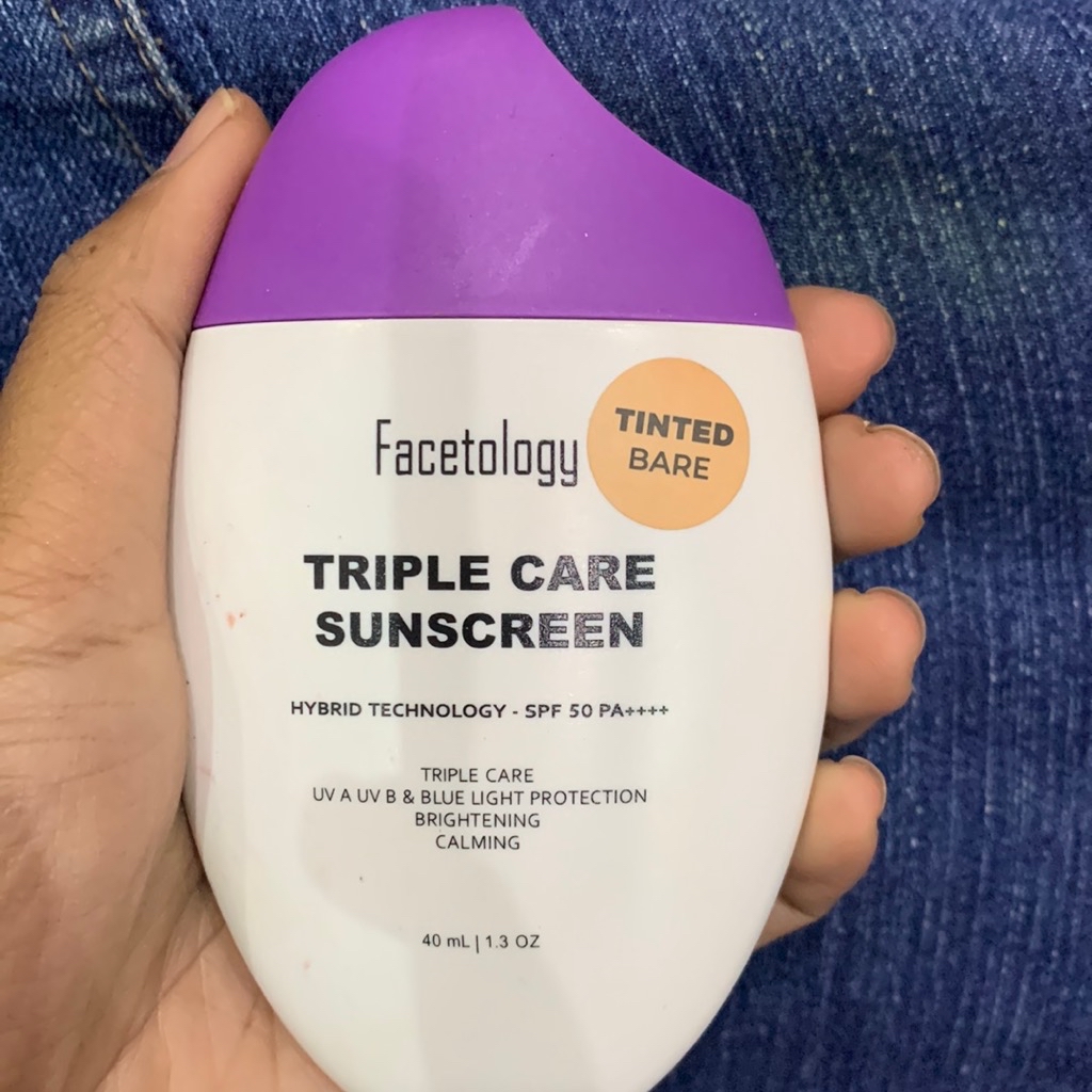 Triple Care Sunscreen Tinted SPF 50 PA++++ - Bare imgfdn-651e9642-0204-4868-b954-23012e948f99