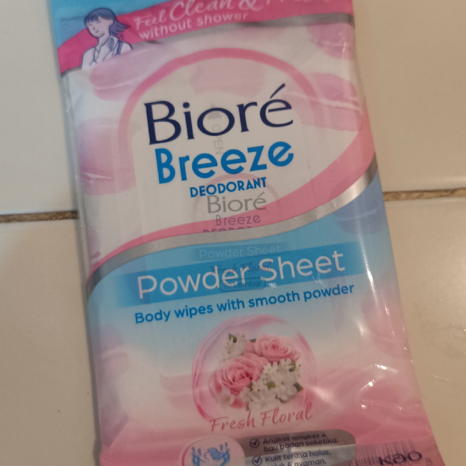 Breeze Deodorant Powder Sheet - Fresh Floral imgfdn-d7e0b939-f49f-4d99-8751-fb0e0a5b3c64