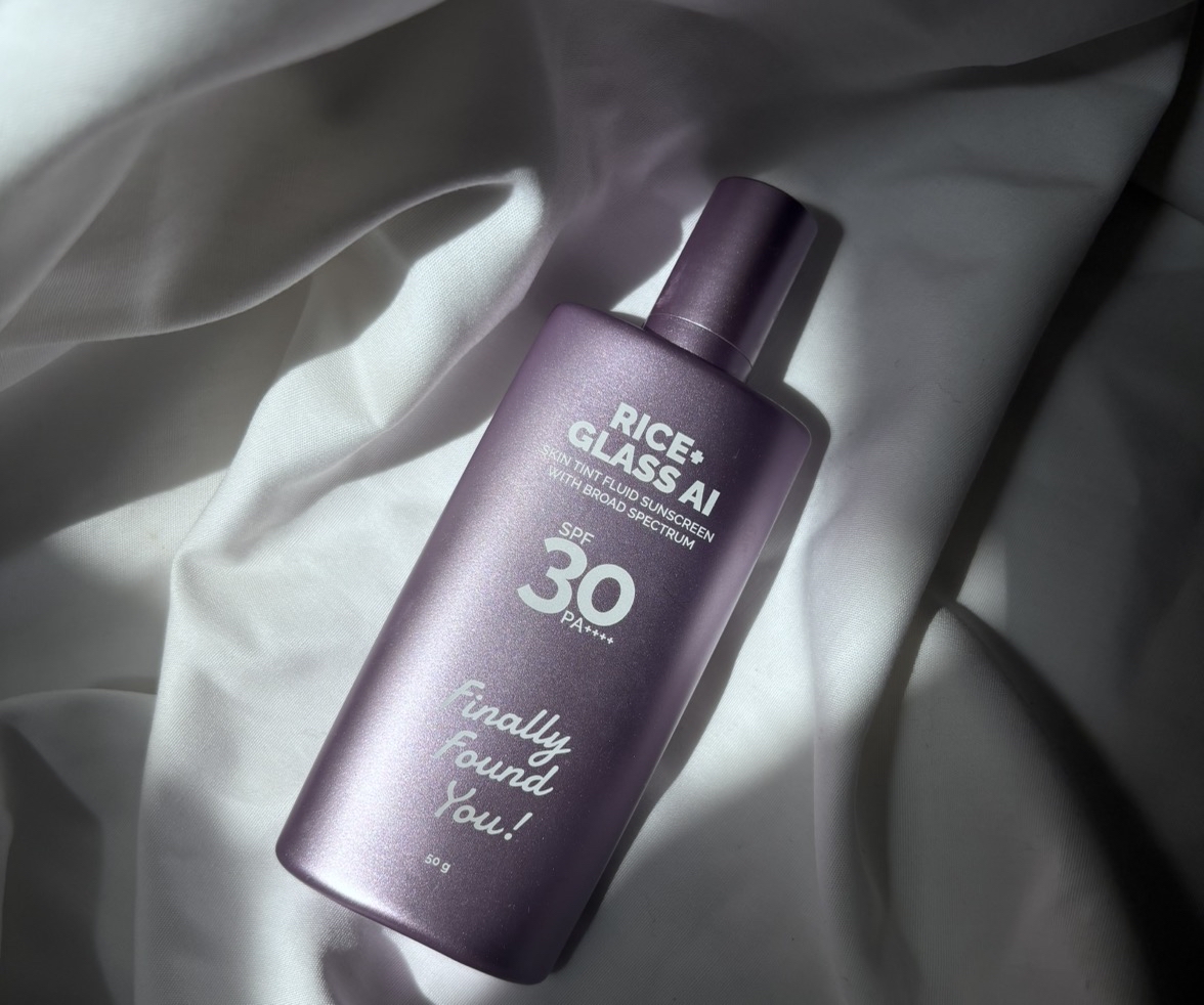 Rice+ Glass AI Skin Tint Fluid Sunscreen With Broad Spectrum - AI-02 imgfdn-acffd33f-5571-4815-9a07-780c68f138af