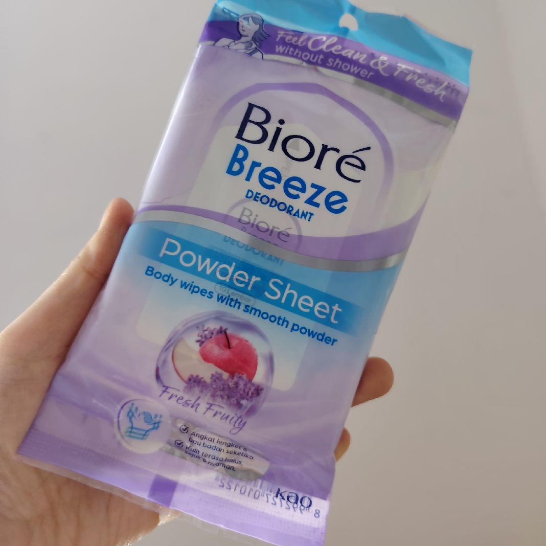 Breeze Deodorant Powder Sheet - Fresh Fruity imgfdn-e9fae9c8-4dfb-47a5-a362-67df6e47491d