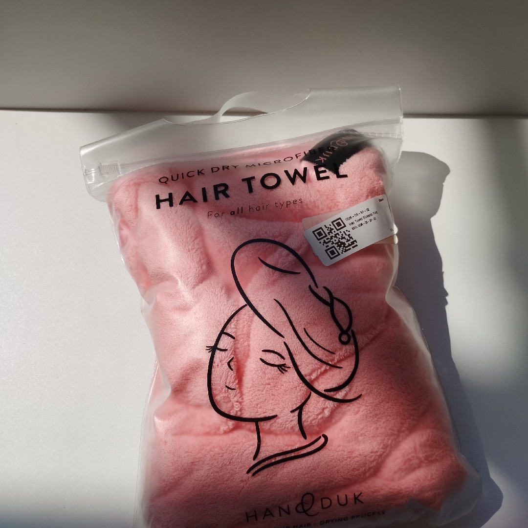 Coral Velvet Hair Towel - Just Grey, Blossom Pink, Hazel Brown, I Love Lilac, Mystic Blue imgfdn-cbcff172-67c8-415e-86bd-1acf7fbb436b