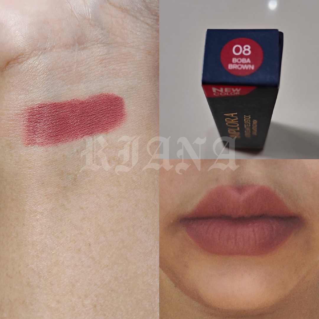 Intense Matte Lipstick - 08 Boba Brown imgfdn-aa099f61-275b-429f-8e90-8480ffb48329