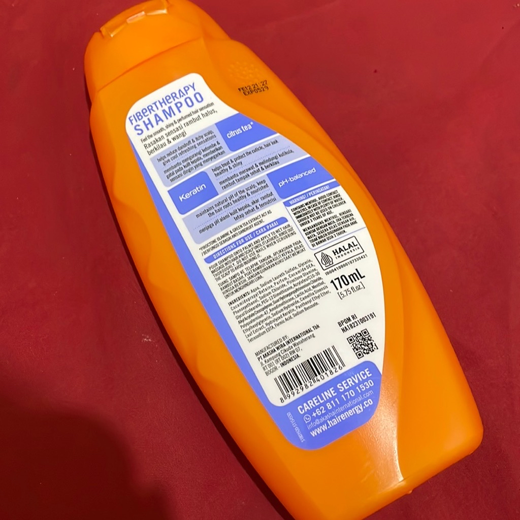 Hair Energy Fibertherapy Conditioning Shampoo - Citrus Tea imgfdn-d363a484-d495-4c9b-9d0d-c4e3613d257c