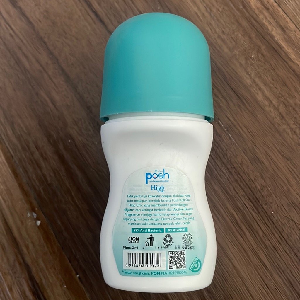 Anti-Perspirant Deodorant Hijab Chic Roll On - Refreshing Cool imgfdn-fcabc8f8-6247-457c-a221-b6d6ecf7d8e2