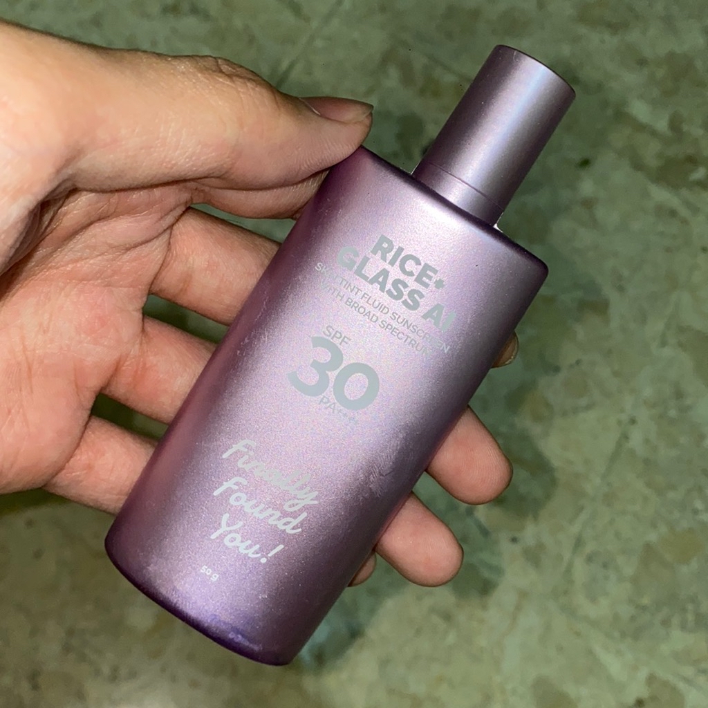 Rice+ Glass AI Skin Tint Fluid Sunscreen With Broad Spectrum - AI-01 imgfdn-6b83df24-edba-497f-b4cf-57287aa7f968