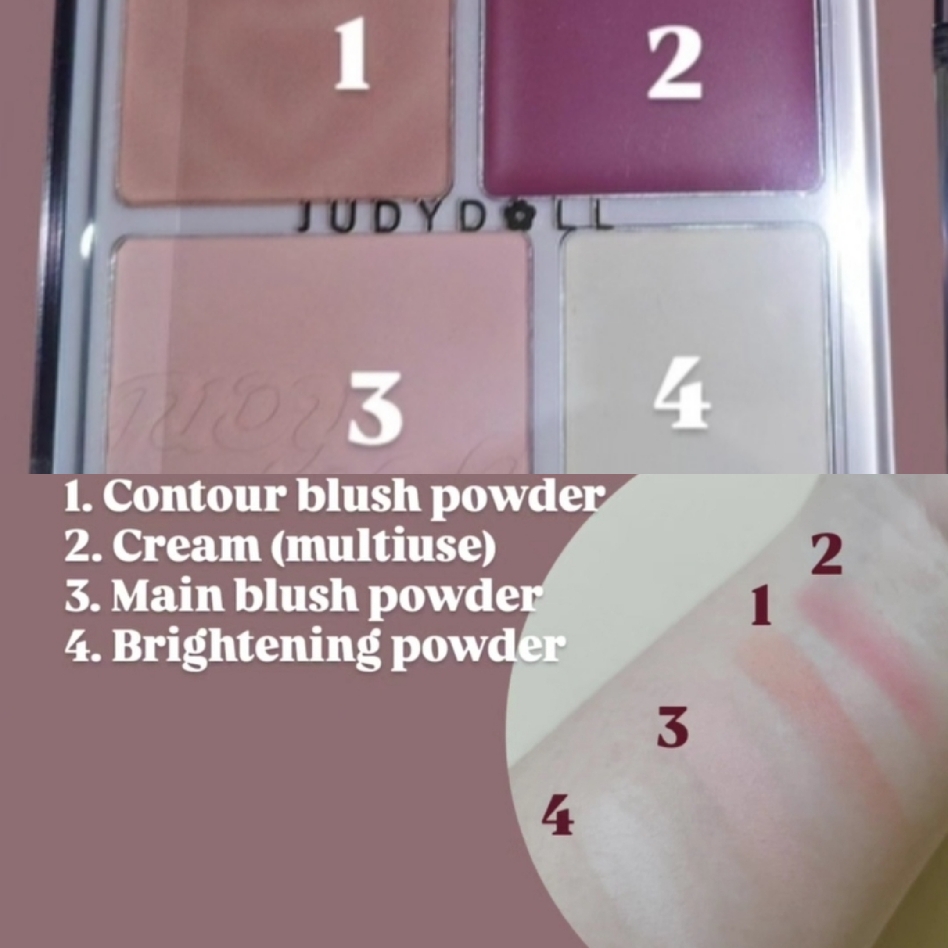 All In One Blush & Highlight Powder Palette - 03 Lilac-Pink imgfdn-6be2368b-8dbe-4a7b-967c-8c36e6ee8b18