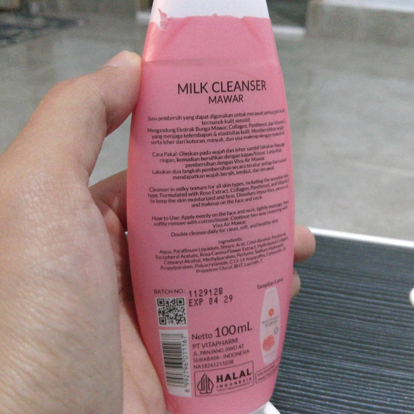 Milk Cleanser - Mawar imgfdn-65eff140-774e-4b43-9f50-61a05a412d1d