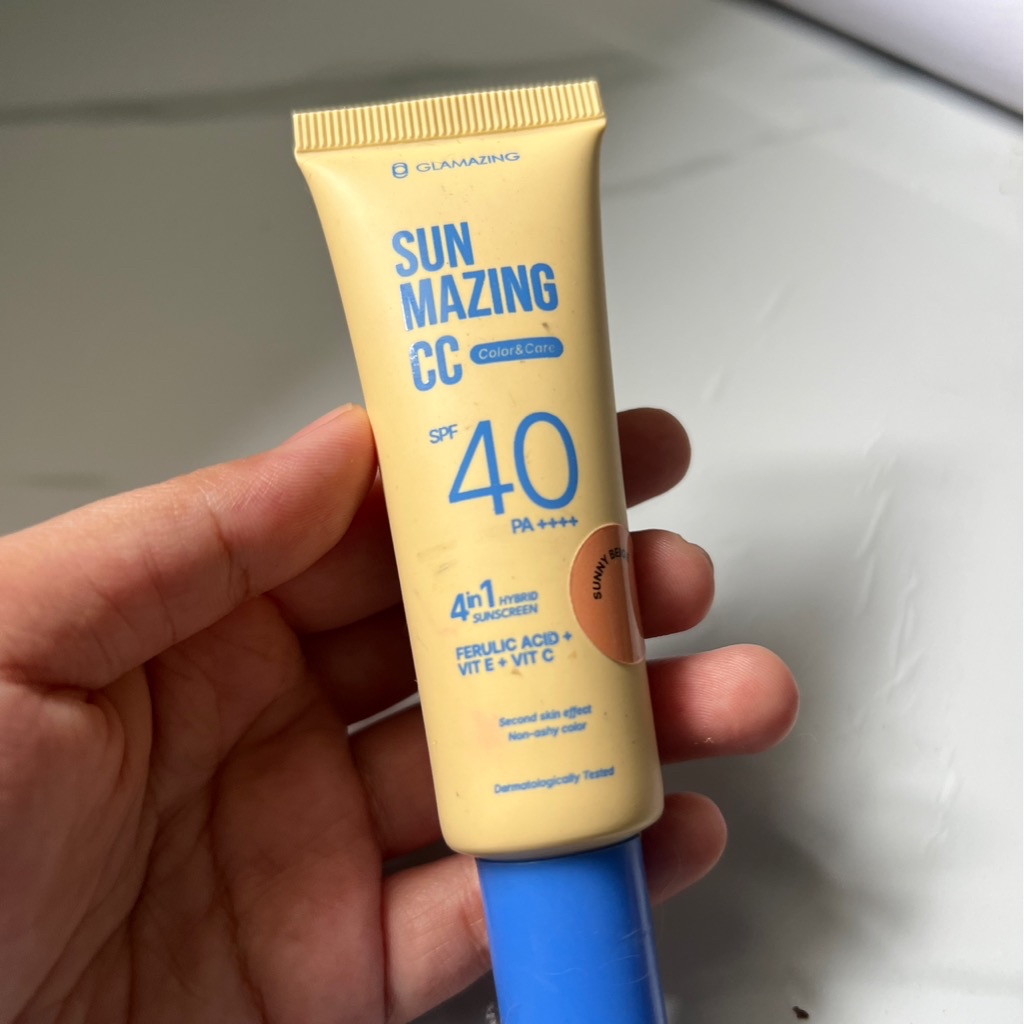 Sunmazing CC Tinted Sunscreen SPF 40 PA++++ - Morning Glow imgfdn-312e734a-c5ff-459a-9547-59026246064a