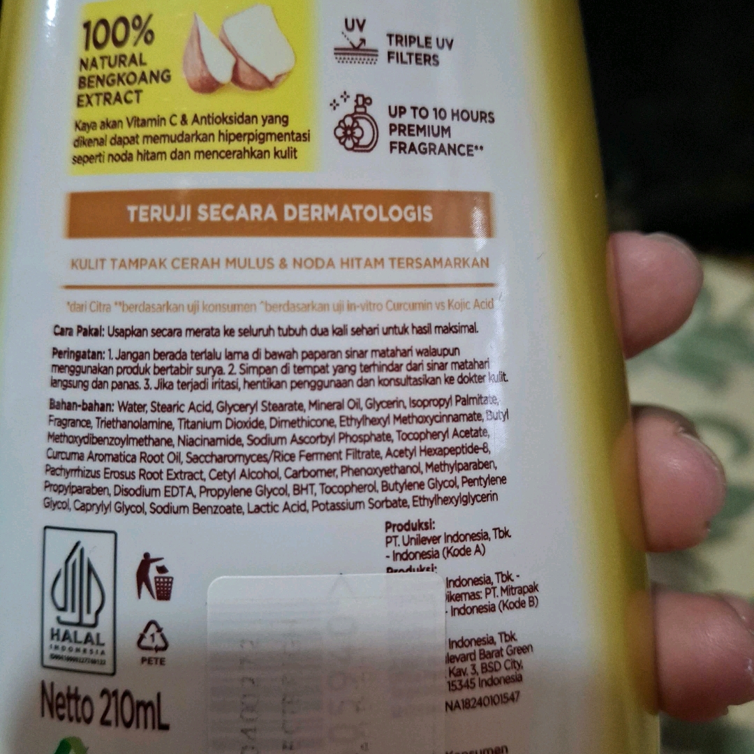 UV Body Lotion Bio-Peptide - Bengkoang Perfect Bright imgfdn-43f396be-24ed-4288-8d70-5a5d74ef4727