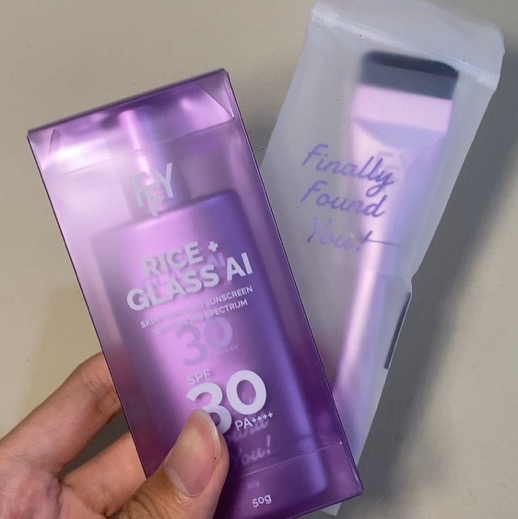 Rice+ Glass AI Skin Tint Fluid Sunscreen With Broad Spectrum - AI-02 imgfdn-276058a2-5239-4863-8327-ded3a724bf8a