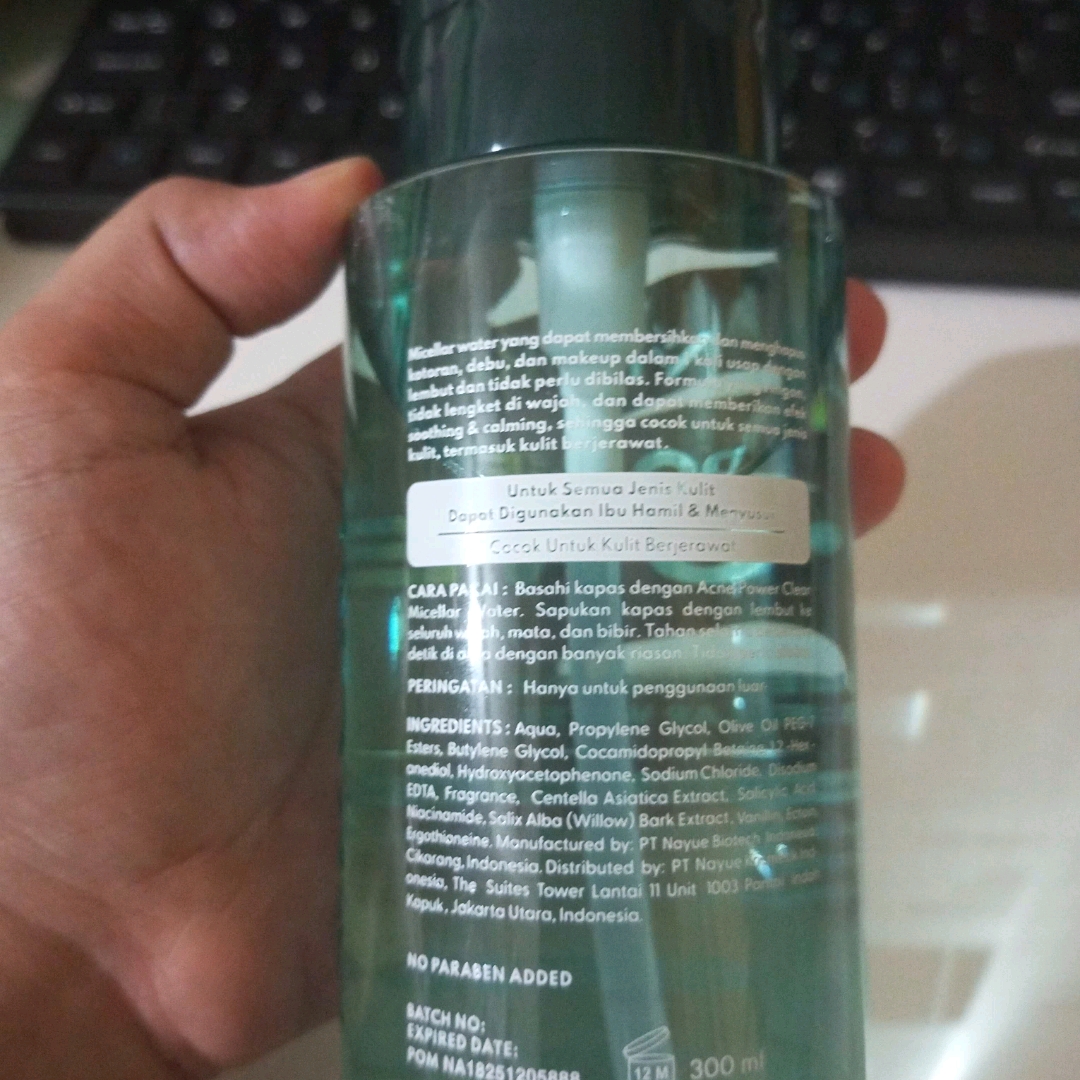 Acne Power Clear Micellar Water imgfdn-65b397d2-e5fc-486c-b545-33e7480e0432