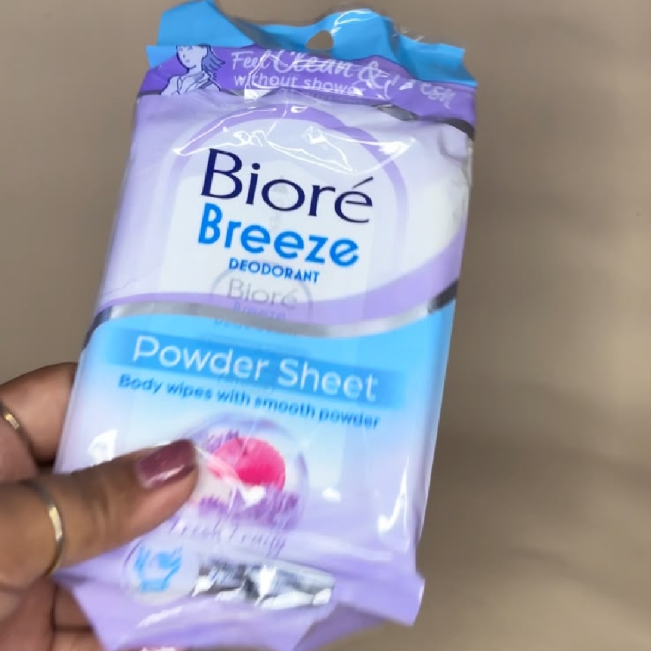 Breeze Deodorant Powder Sheet - Fresh Fruity imgfdn-95bbb372-1d95-4149-ade7-6fd8ad4ce033