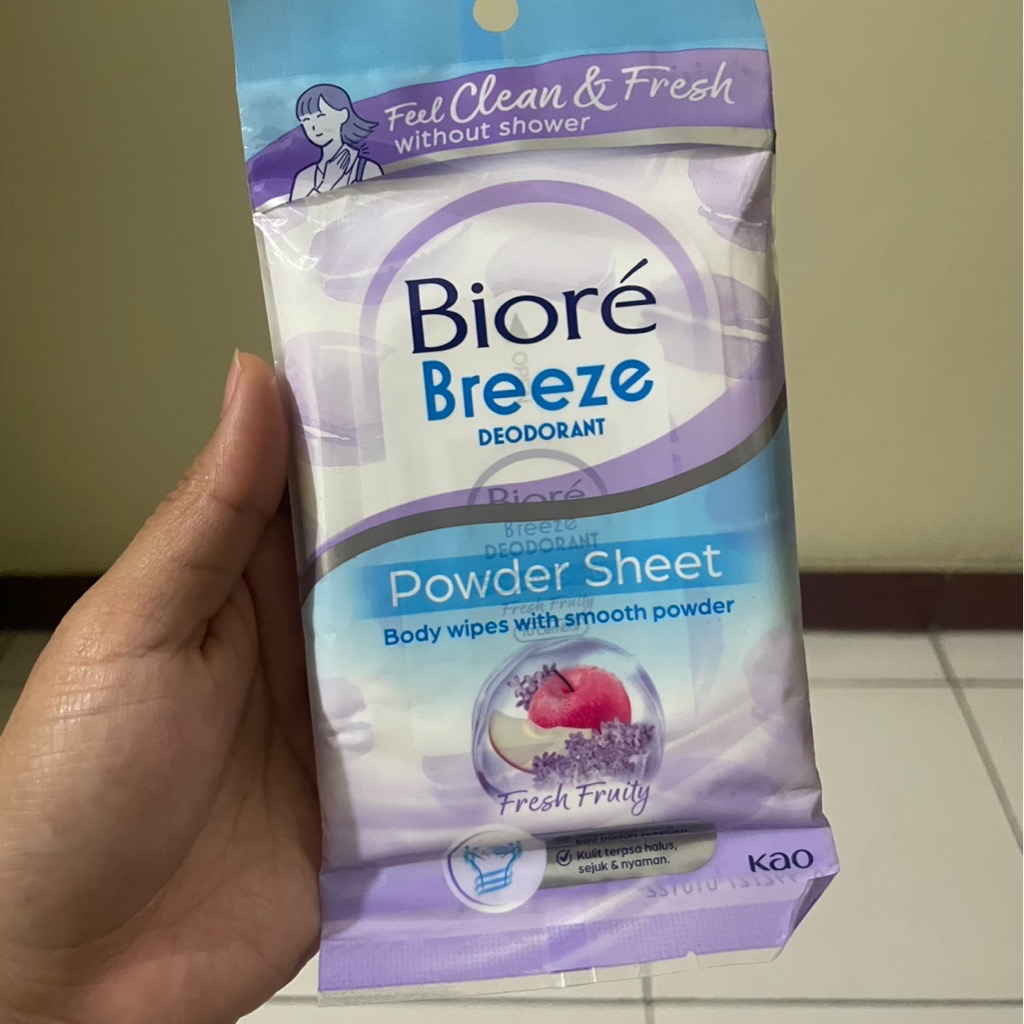 Breeze Deodorant Powder Sheet - Fresh Fruity imgfdn-ab5c4d0b-f5b7-4441-a69d-95a07339c15d