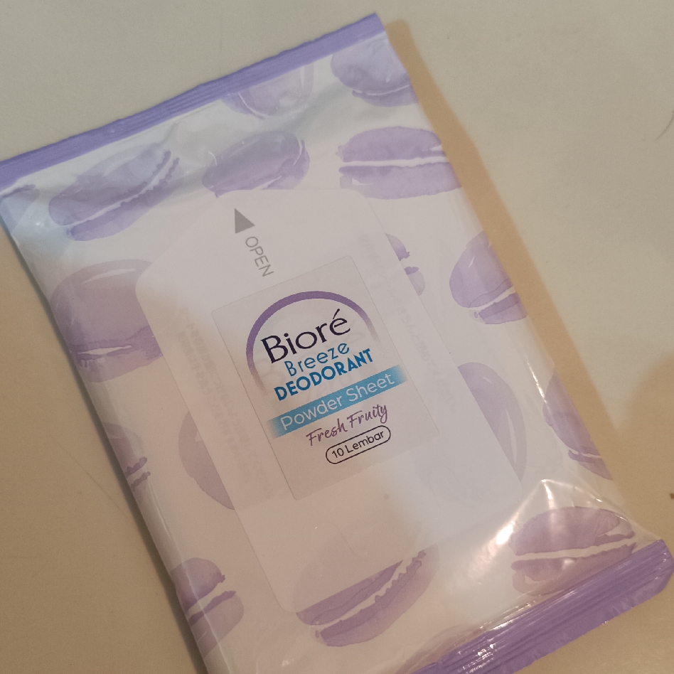 Breeze Deodorant Powder Sheet - Fresh Fruity imgfdn-9f44c1a1-8694-4c9e-8f5c-c290b27ecea0