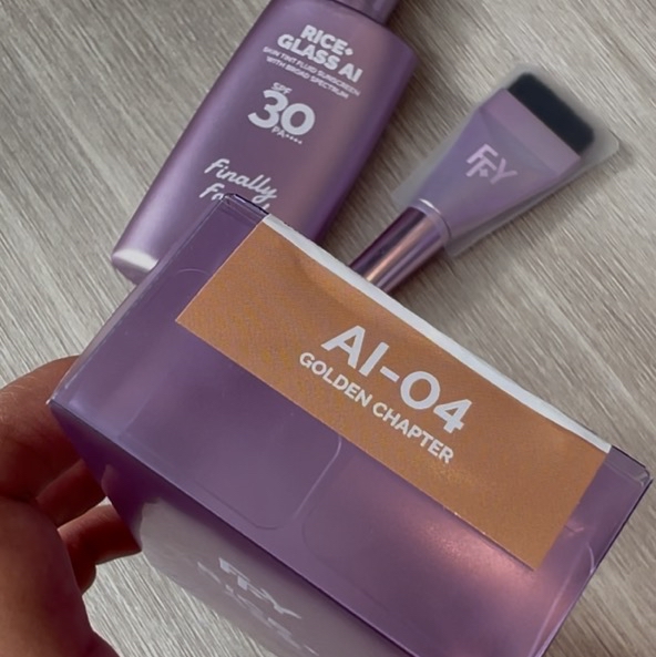 Rice+ Glass AI Skin Tint Fluid Sunscreen With Broad Spectrum - AI-04 imgfdn-4146e453-90f5-48d7-85e5-9e571ca5ac7a