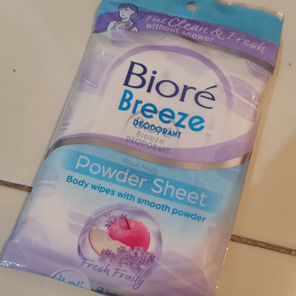 Breeze Deodorant Powder Sheet - Fresh Fruity imgfdn-99087bf4-3db5-466c-95e7-fed6b0644cf4