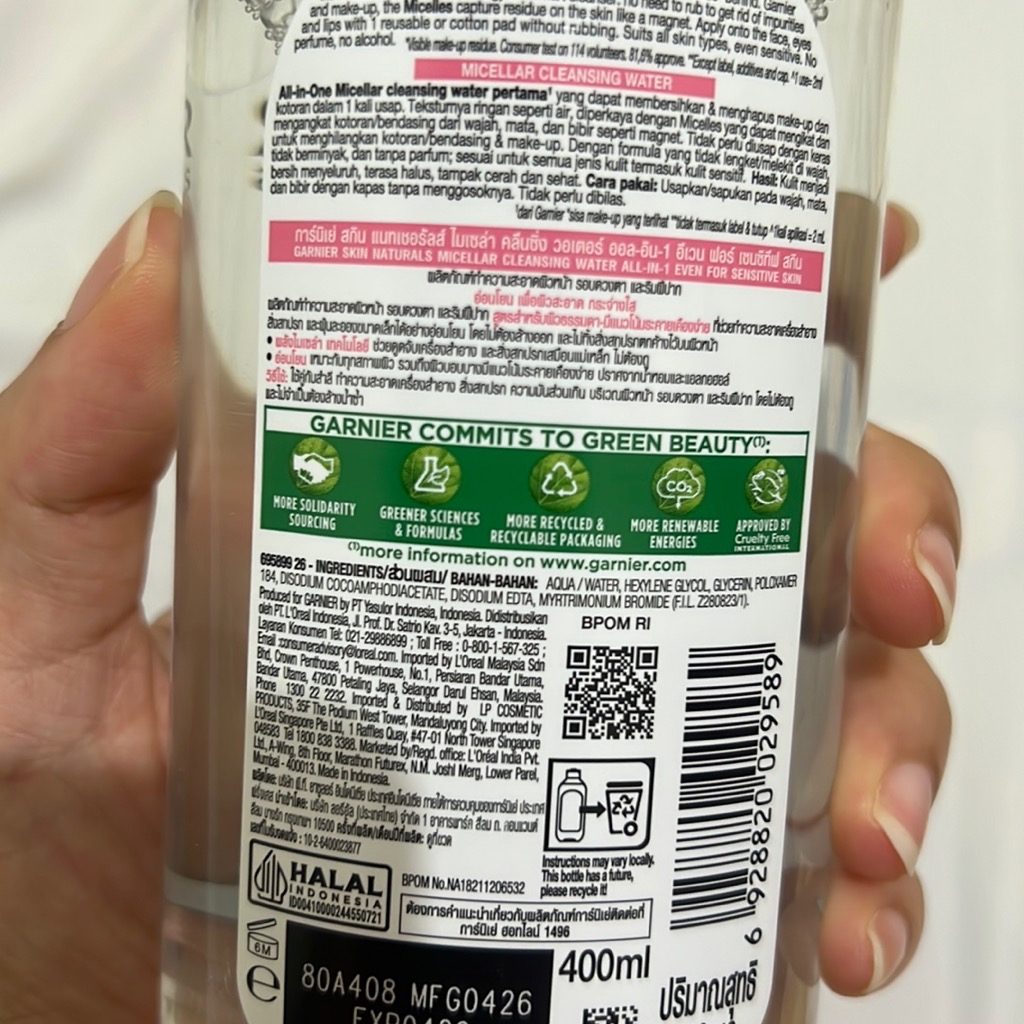 Micellar Cleansing Water All-in-1 - All Skin Type imgfdn-3cee93a8-8669-4603-97df-5ad834c6eaac