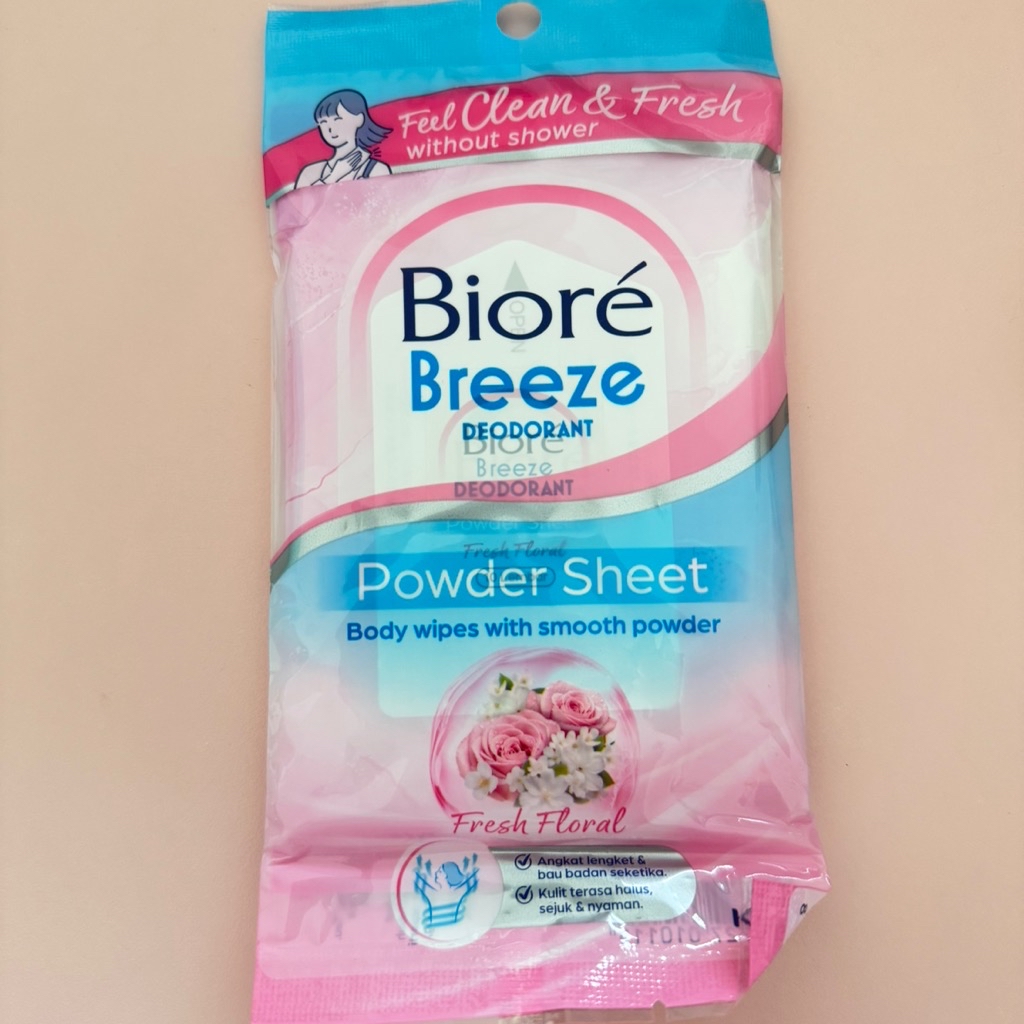 Breeze Deodorant Powder Sheet - Fresh Floral imgfdn-e79d6960-689d-4801-862a-ad0c41b3b646