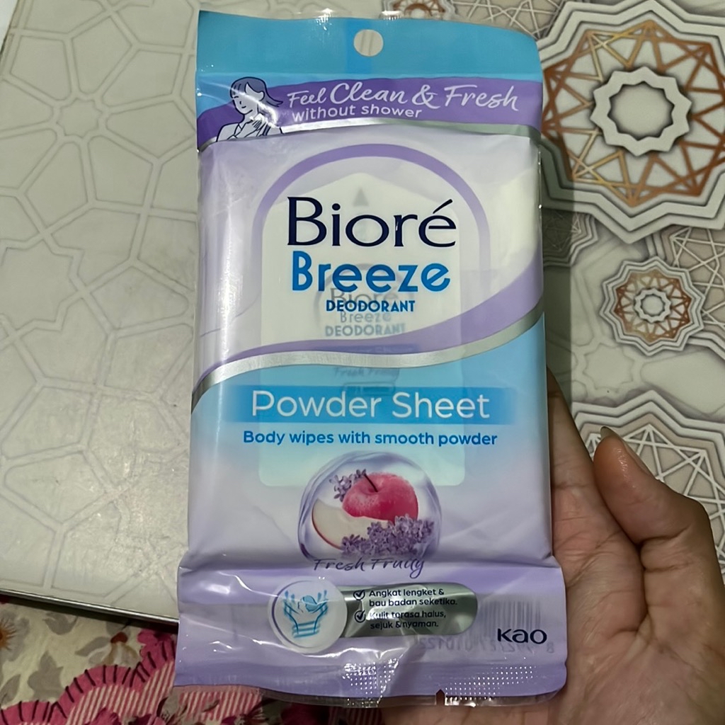 Breeze Deodorant Powder Sheet - Fresh Fruity imgfdn-a5063094-0c46-40c3-827c-bef4a778bf09