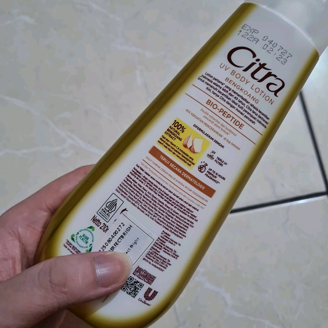 UV Body Lotion Bio-Peptide - Bengkoang Perfect Bright imgfdn-835d41c1-2e91-477f-a097-973833d633cc