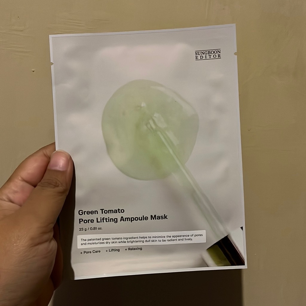 Green Tomato Pore Lifting Ampoule Mask imgfdn-0f388569-7fb1-4137-99b3-f9d75424b790