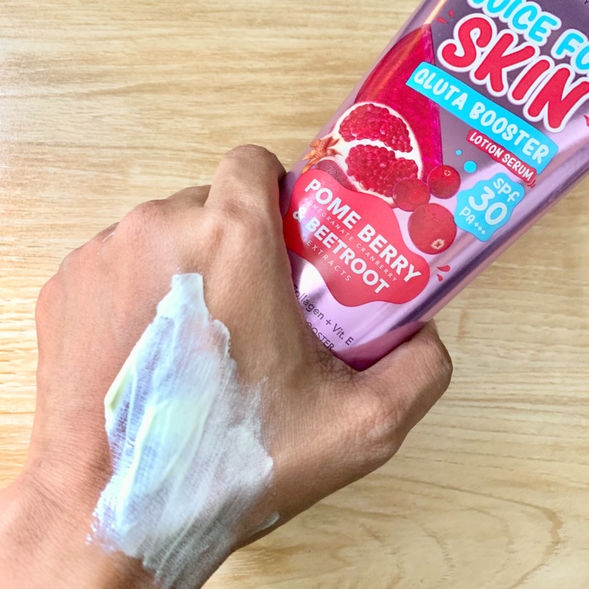 Juice For Skin Gluta Booster Lotion Serum SPF 30 PA+++ - Pome Berry & Beetroot imgfdn-07804b78-725e-4cdf-ae58-1f65524b292c