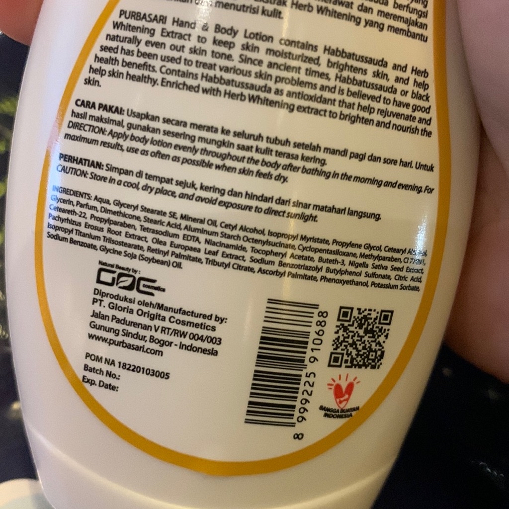 Hand & Body Lotion Habbatussauda imgfdn-ac580921-67e9-490e-b231-e1a5ea9c620c