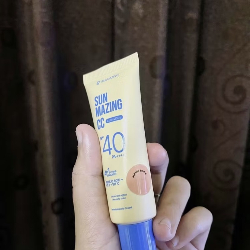 Sunmazing CC Tinted Sunscreen SPF 40 PA++++ - Morning Glow imgfdn-960690f6-40c1-4797-9b98-f2229df928d8