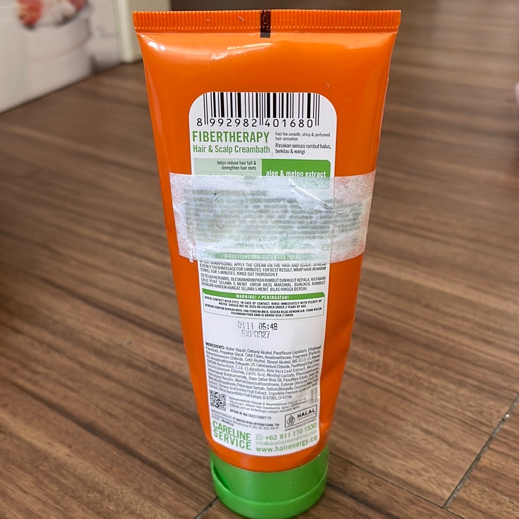 Hair Energy Fibertherapy Hair & Scalp Creambath - Aloe & Melon Extract imgfdn-b1c4daea-d0b0-4912-8f32-e47257c4e378