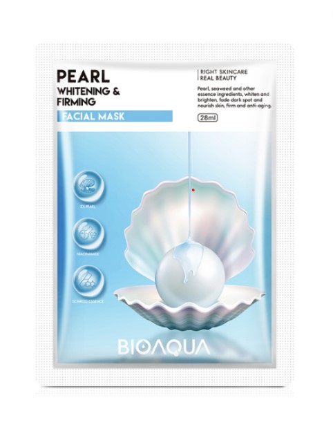 Bioaqua Nourish Sheet Mask Face Mask Pearl