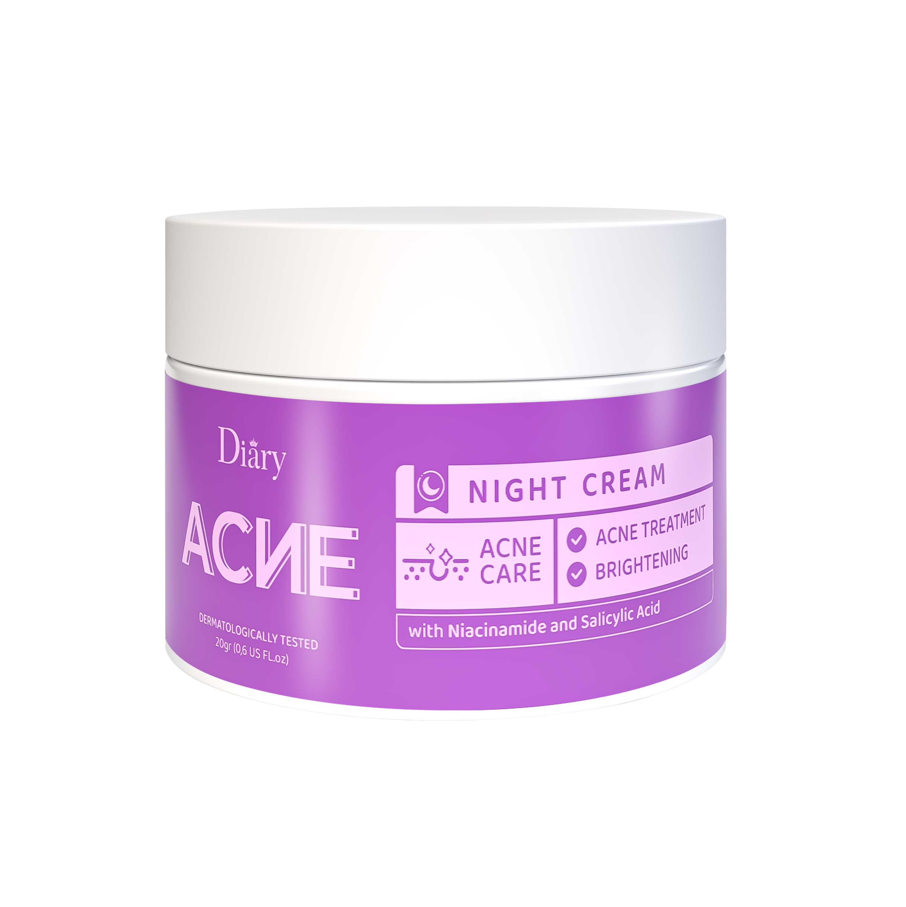 Diary acne night cream beauty review