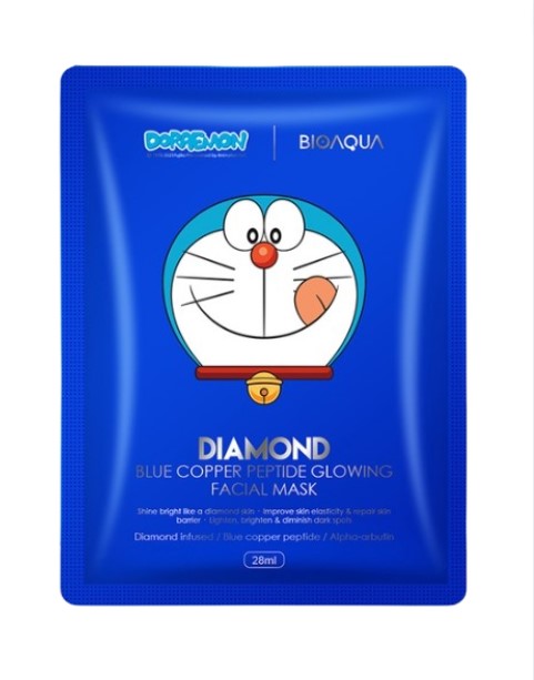 Bioaqua Sheet Mask x Doraemon Diamond Blue Copper Peptide